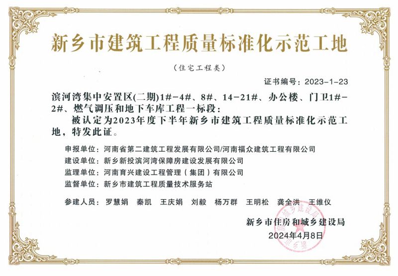濱河灣集中安置區(qū)(二期)1#-4#、8#、14-21#、辦公樓、門(mén)衛(wèi)1#-2#、燃?xì)庹{(diào)壓和地下車(chē)庫(kù)工程一標(biāo)段
